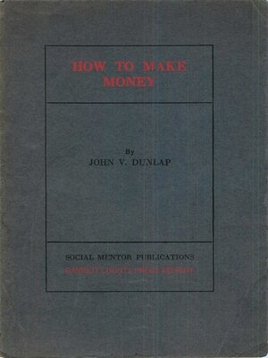 cover image of How to Make Money